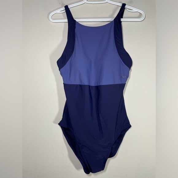 Roots Padded Purple One Piece Swimsuit size 10 - Picture 2 of 7